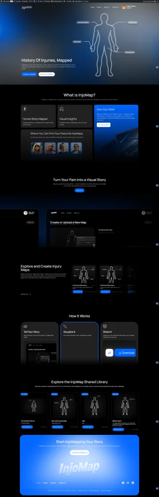 InjoMap — Interactive Injury Mapping Platform