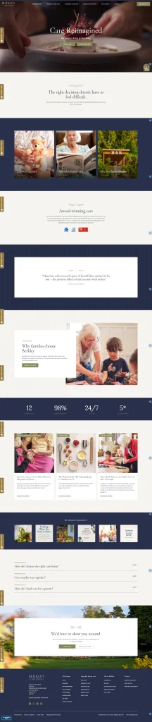Berkley Care Group — Luxury Care Homes & Reimagined Senior Living