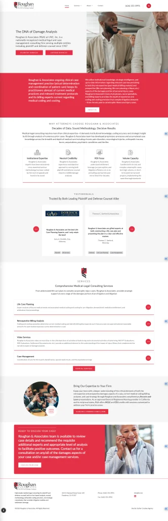 Roughan & Associates — Medical-Legal Consulting & Damage Analysis Firm