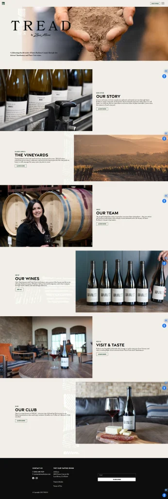 Tread Wines — Artisan Vineyard, Wine Collection & Tasting Experience